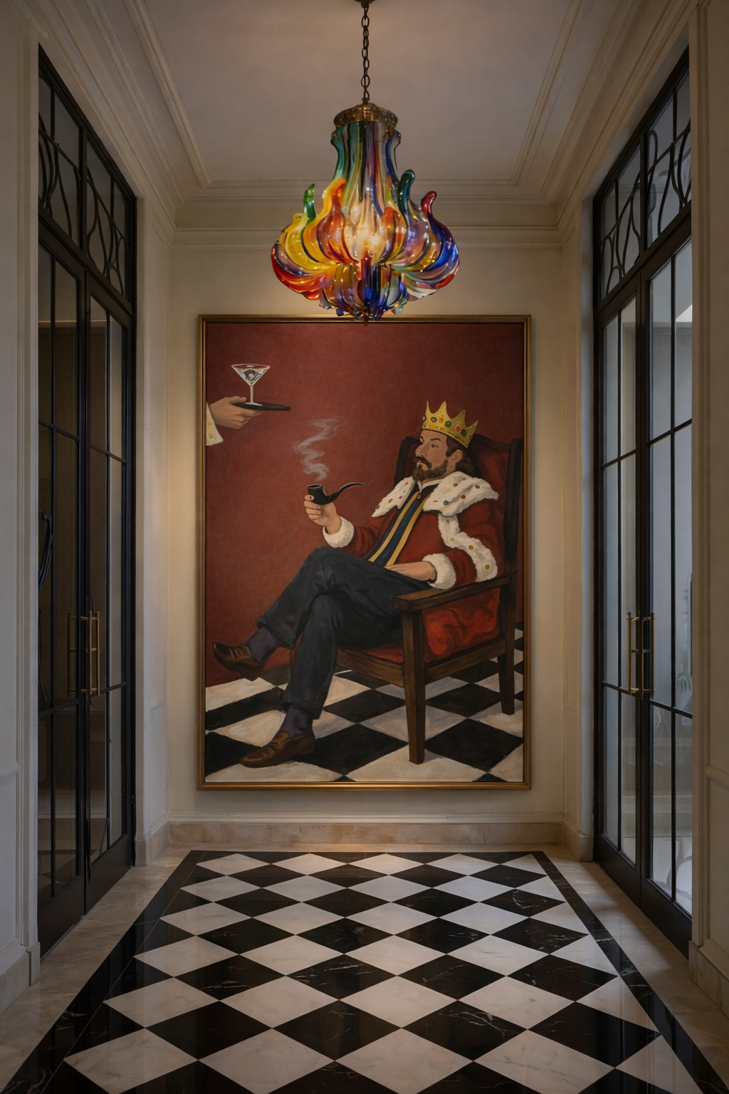 The king’s pause
