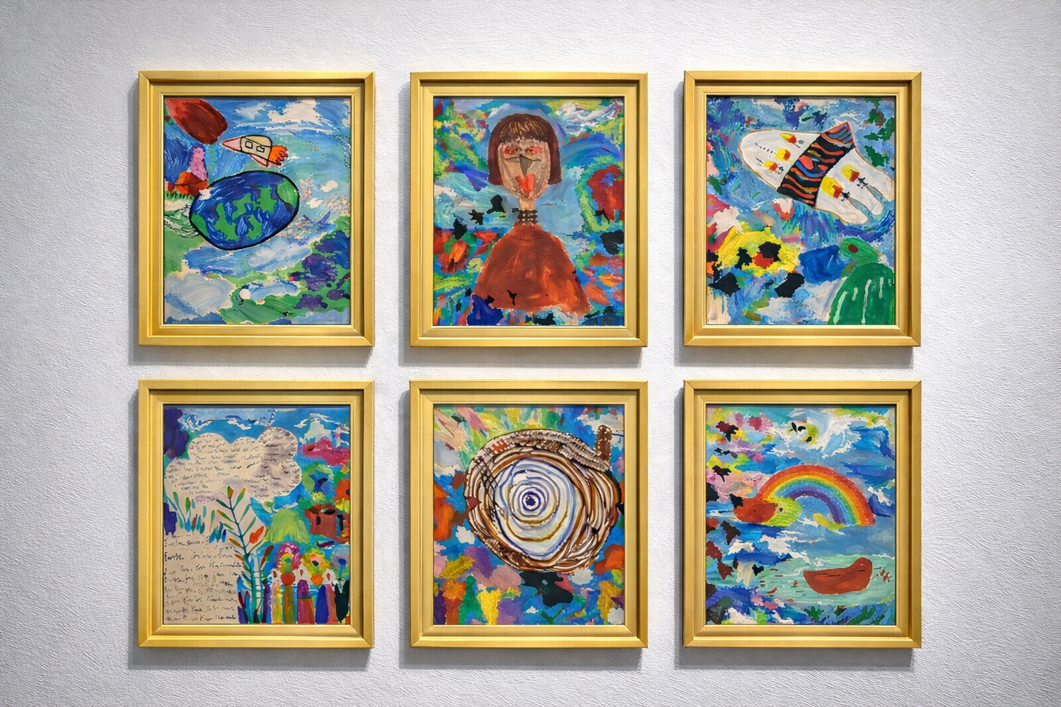 Original artwork by regional artists