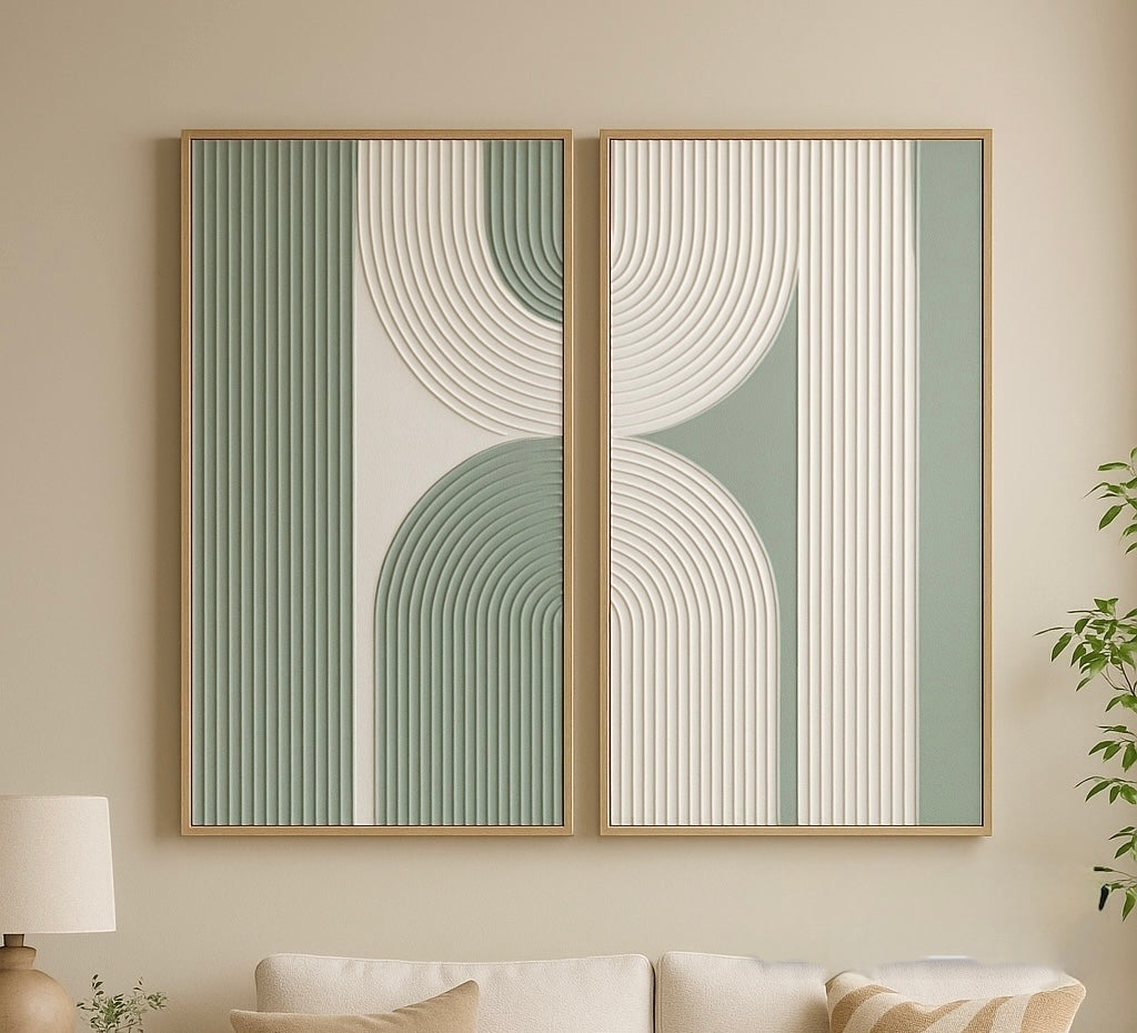Harmony Arches – Dual Panel Wall Art – Anavrin Studio