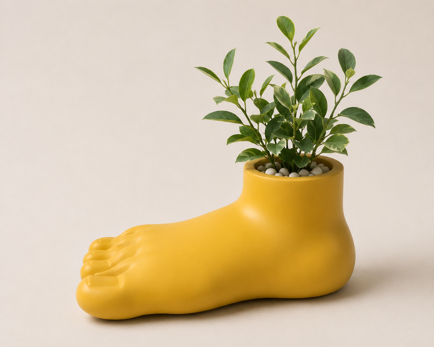 The foot planter-pool edition